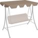 Maison Exclusive - Housse de remplacement pour balancelle, couleur taupe, 188/168x145/110 cm