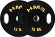 HMS Olympische Halterschijf Set - 2 x 15 kg - Geel