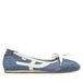 XTI - Dames Ballerina's - Model 14522707 - Jeansblauw