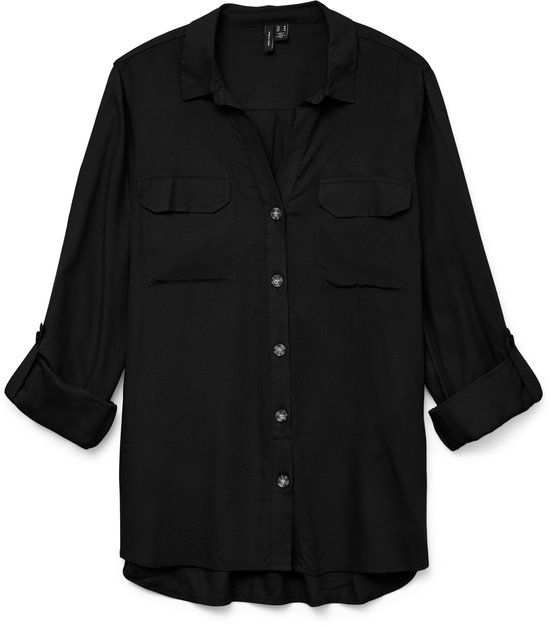 Vero Moda VMBUMPY Blouse - Black - Women's Size S