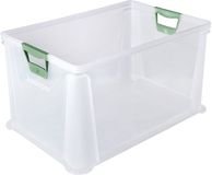 Keeeper Opbergdoos 'Luis', 64 liter, Transparant