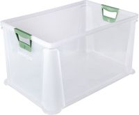 Keeeper Opbergdoos 'Luis', 64 liter, Transparant