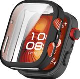 Wigento Huawei Beschermhoes van TPU, volledig deksel, elektroplated, voor de Huawei Watch Fit 4 smartwatch, kleur: zwart