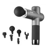 VEVOR Massage Gun, 8 Speed Deep Tissue Percussion Muscle Massager for Athletes, Portable 6-Head Muscle Massager for Pain Relief, Muscle Relaxation
