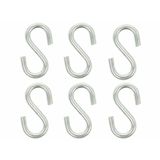 Proplus Ophanghaak - 18x- S-haak - 5.8 cm - Hangers - Kledinghaken / Keukenhaak