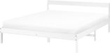 Beliani MADONE - Tweepersoonsbed - Wit - 140 x 200 cm - Dennenhout