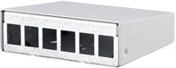 Metz Connect Keystone AP-behuizing 6 poort zuiverwit, onbestukt, 130861-0602KE