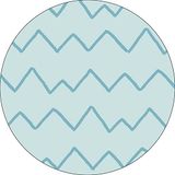 Bonateks, Ronde digitaal bedrukte muismat, antislip onderkant, voor kantoor en thuis, diameter: 22 cm