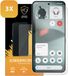 MobyDefend 3-Pack MobyDefend Screenprotectors - Geschikt voor Nothing Phone (3) - Case-Friendly Screensavers - Gehard Glas