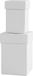 Creativ company Dozen Vierkant Karton 7-9 Cm Wit 2-delig