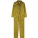 American Vintage Milestone Combinaison Avec Col Chemise Jaune Overdye