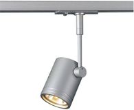 SLV Big White BIMA I, zilvergrijs, GU10, max. 50W, incl. 1-fase adapter