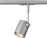 SLV Big White BIMA I, zilvergrijs, GU10, max. 50W, incl. 1-fase adapter