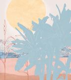 Komar Fotobehang - Banana Leaves 250x280cm - Vliesbehang