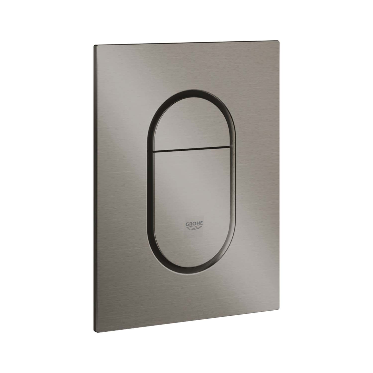 GROHE Bedieningsplaat grohe arena cosmopolitan s wc df 13x17,2 cm hard graphite geborsteld
