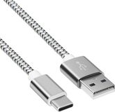 Allteq USB C kabel | 1.5 meter | Grijs