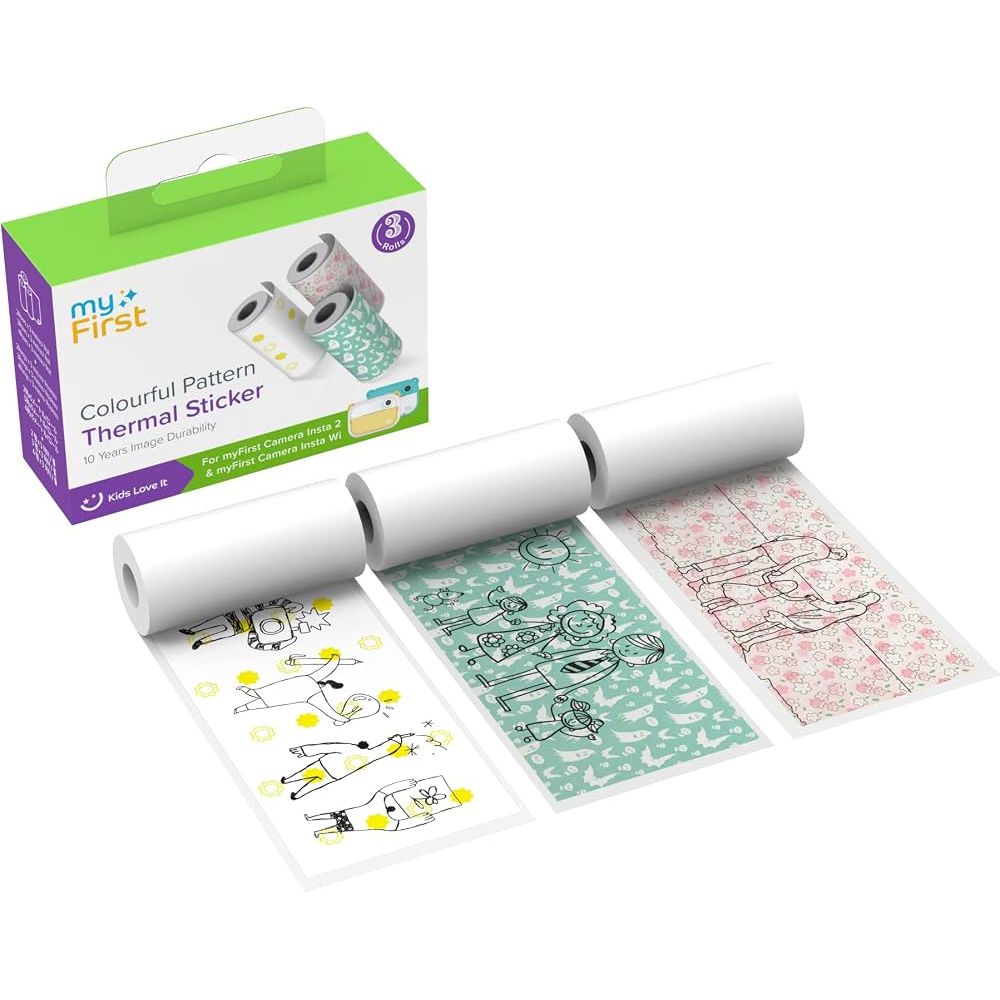 myFirst Camera Insta Thermal Sticker Kleur Patroon