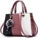 Merkloos Wave Vrouwen Handtassen Messenger Bag Dames Elegant Schouder Vrouwelijke Tas Tote Voor Vrouwen (Pink)
