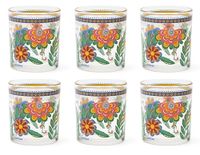 Excelsa Gipsy Soul Set van 6 waterGlazen – Veelkleurig – 25 cl – Boho Chic Stijl