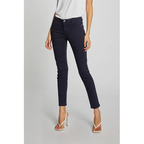 Morgan Morgan low waist skinny broek donkerblauw