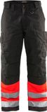 Blåkläder Winterwerkbroek High Vis 1862-1811 - High Vis Rood/Zwart - C44