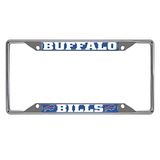 FANMATS Buffalo Bills Chrome Metal License Plate Frame, Team Colors, 6.25in x 12.25in