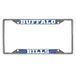 FANMATS Buffalo Bills Chrome Metal License Plate Frame, Team Colors, 6.25in x 12.25in