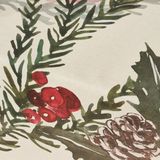 Belum Vlekbestendig tafelkleed van hars Christmas Flowers 300 x 140 cm