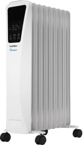 Bastilipo R-Ecofluid2-9 Energiebesparende radiator met geïntegreerde WLAN en 1500 W vermogen - H2o Natural Liquid Fluid radiator