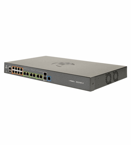 Cambium Networks cnMatrix EX2016M-P, 14 poort PoE (8x1Gbps + 6x 2.5Gbps)