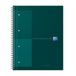 Oxford International bloc-notes A4+ 80 feuilles Vert foncé