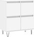 vidaXL Dressoir 60x35x70 cm Bewerkt Hout Wit
