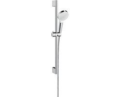 Hansgrohe glijstangset 65 cm - 1 straalsoort - chroom/wit