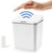 Azomor Poubelle compacte, rechargeable avec capteur et couvercle pliable, 6 litres