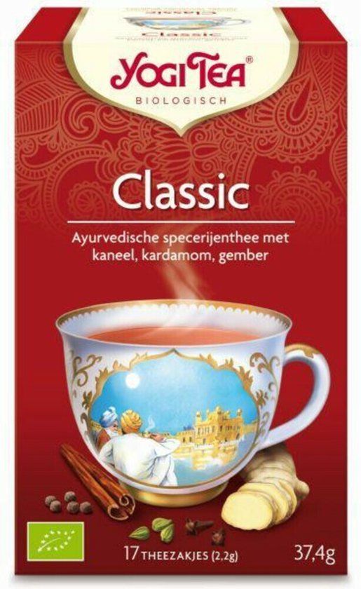 YogiTea Biologische Classic Cinnamon Spicy Thee - 17 zakjes