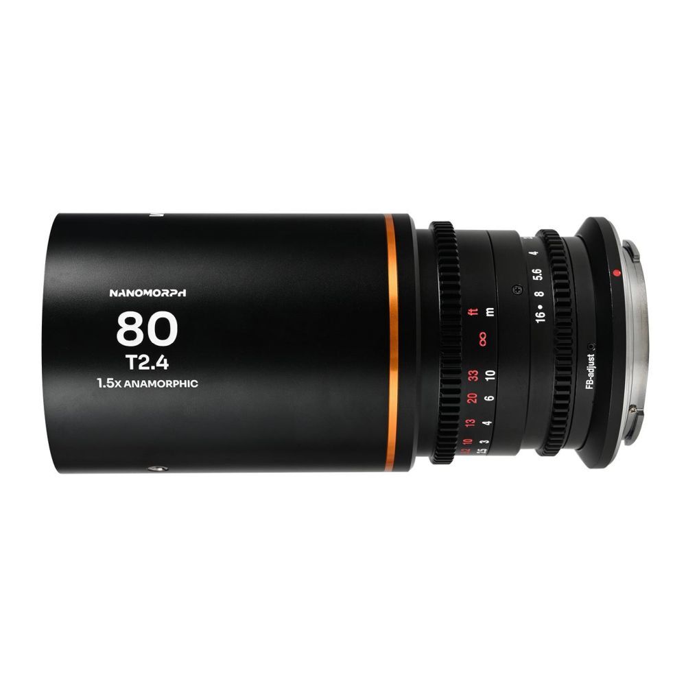 Laowa Laowa Nanomorph 80mm T2.4 1.5x S35 (Amber) Sony E