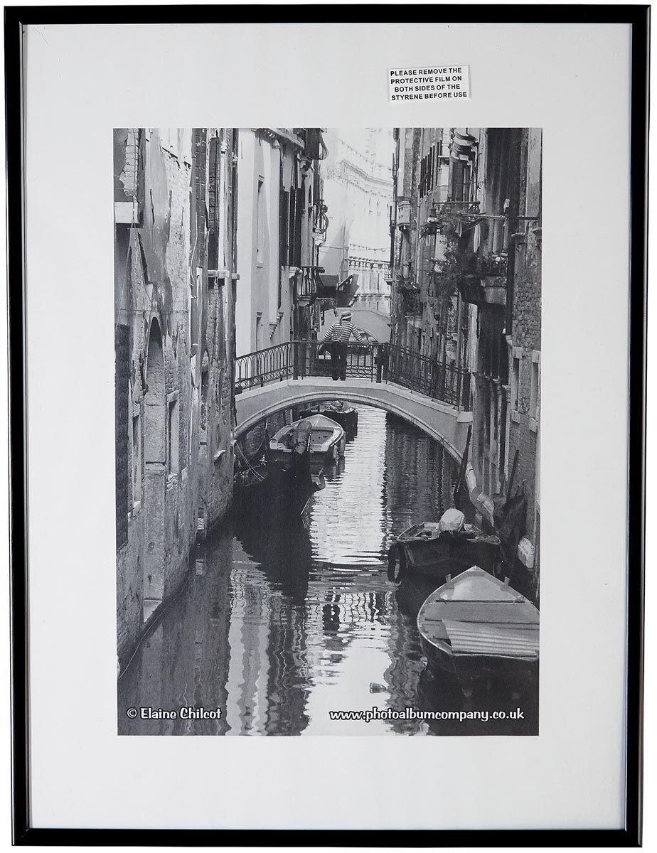 TPAC fotoakader aluminium zwart A3