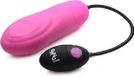 7X XR Brands - Pulsating Rechargeable Silicone Bullet - Pink