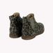 Pom d'Api Bottes fille cuir imprimé panthère fermeture éclair taille 29