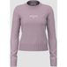 Maille avec logo étoile femme violet