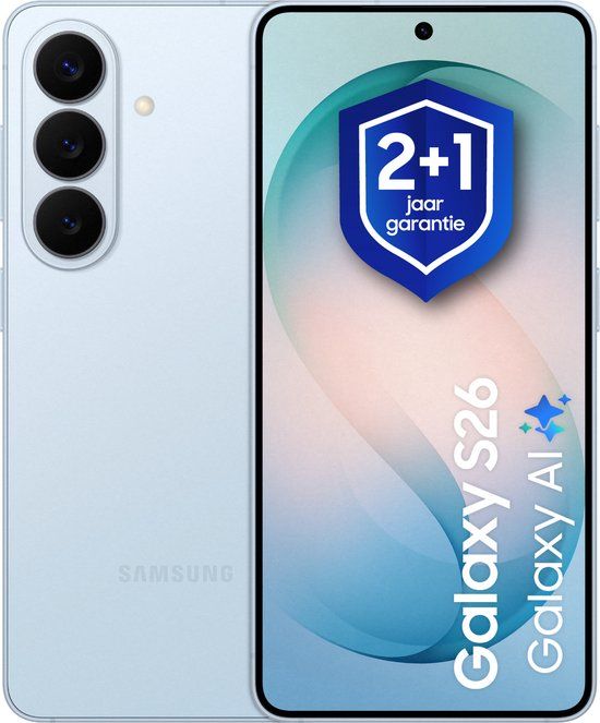 Samsung Galaxy S26 - 256GB - Sky Blue + 3 jaar garantie