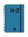 Alfabetische Finocam Alfabetische index, blauw, klein - 8º 100 x 150 mm