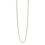 ZINZI 45cm zilveren gourmet ketting rosé verguld ZILC-G45R