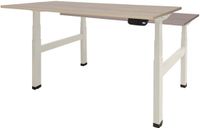 Schaffenburg Zit Sta Bureau - Duo Elektrisch 160x80 robson -wit frame