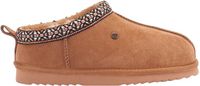 Warmbat Kynuna Suede Tape Dames Sloffen - Cognac