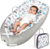 oCreon Babynestje - Pasgeboren kinderbedje 90x50 cm - Zacht en comfortabel - 100% Katoen - Tweezijdig Ontwerp