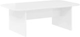 vidaXL Salontafel, hoogglans wit, 93 x 53 x 33 cm, bewerkt hout