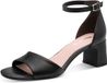 Tamaris Dames Sandalen Zwart Leer 40 EU
