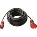as - Schwabe SchukoUltra II Gummi Verlängerungsleitung H07RN-F 3G1,5, 25 m, extrem robust, für Gewerbe / Baustelle / Außenbereich, schwarz, 62251