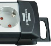 Brennenstuhl Premium-Line Stekkerdoos - 4-voudig - Zwart/Lichtgrijs - 5m